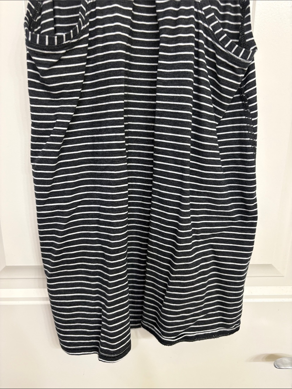 lululemon athletica Black and White Striped Tank Top - Picture 6 of 9